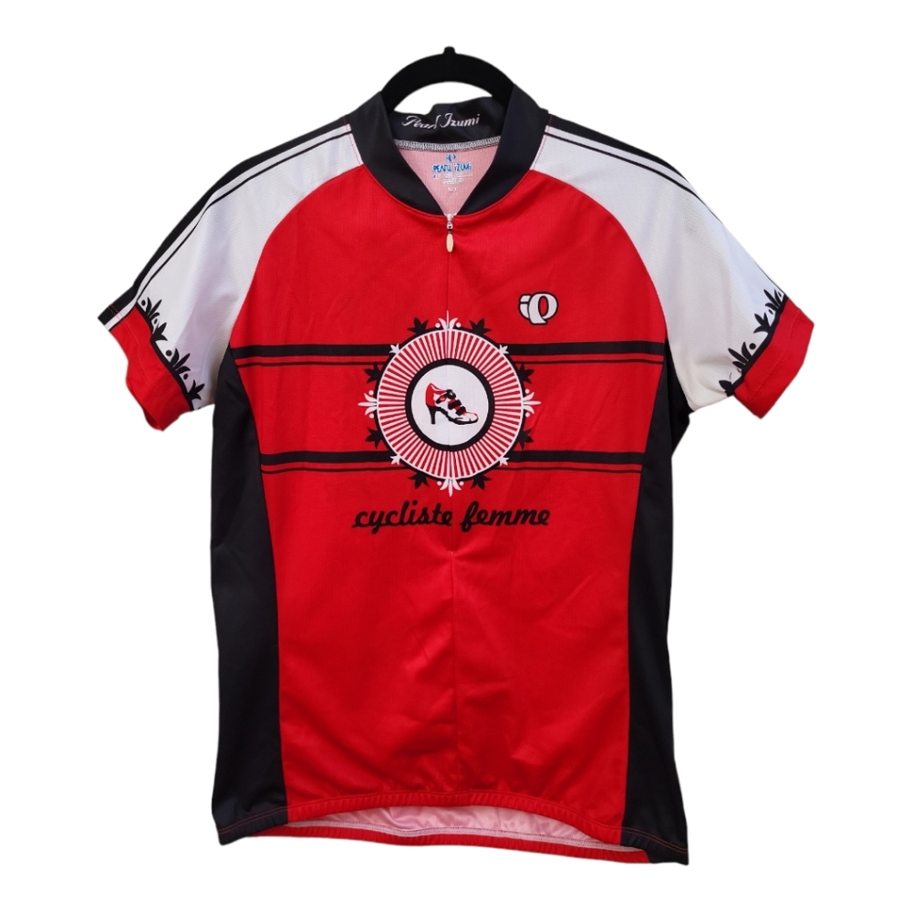 🪷4 for $20🪷Red White Pearl Izumi Cycling Jersey